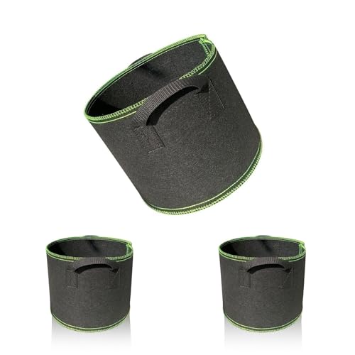 3 Pak Outdoor Plant Bags, Tomato Plant Bags, 14L Plant Bags, Potato Plant Bags met handvat voor planten, Groenten, Bloemen