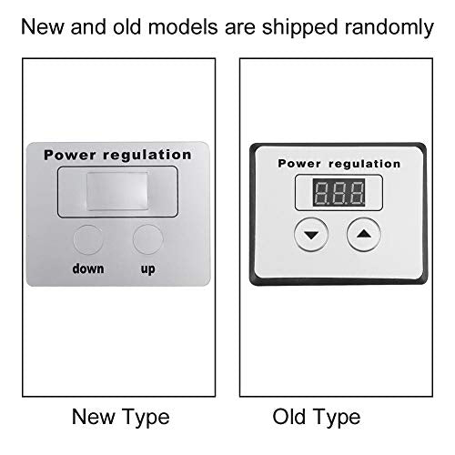 Spanningsregulator, AC 220V 4000W SCR Digital Spanningsregulator Dimmer Thermostat 3
