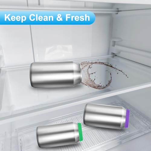 Silicone Soda Can Lids, Herbruikbare soda kan stoppen Beschermer voor bier drinken sap Drank, past standaard blikjes, grijs 5