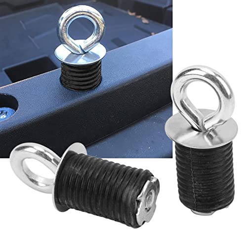 Lock Ride Tie Down Anker, 2Scs Lock Ride Anker set vervanging voor Polaris Sportsman Duurzaam Lock Ride Tie Down Anker(Zwart)