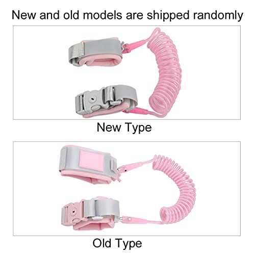 Kind Anti Verloren Polsband Link Harness Leash Touwriem Wandelen Handband Polsband voor peuters, Kinderen (Roze) 5