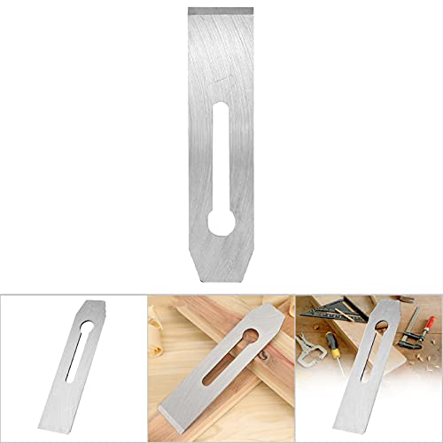 44mm/51mm HSS Hand Planer Blade Handleiding Planer Blade voor Carpenter Houtbewerking Zilver Wit (Planer Blade 51mm)