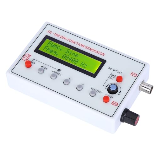 FG‐100 DDS-functiegenerator, sinusfrequentie, 1 Hz - 500 KHz, teller, signaalbron, Generator, tester, Oscilloscoop laboratorium, accessoires, programmeerbare signaalgenerator, teller, standaard 4