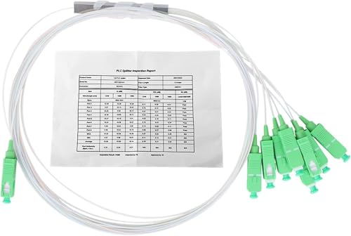 1 X 8 Optische Splitser PLC SM PipE Type Low Insert Tter 8 Optische Splitter 1 * 2 Optische Fiber PLC Splitter Toslink Splitter