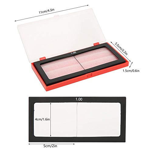 Lashelm, Lupe Lens Diopter Oogbescherming Lashelm vergrootglas Cheaterlenzen Accessoires 1,0/1,5/2,0/2,5/ 3,0 (1,0)