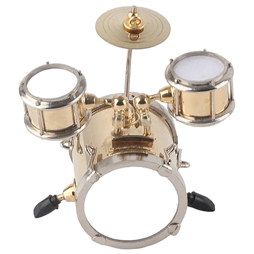 Miniatuur Gitaar Model, Muziekinstrument Ornament Drummer Gift Mini Poppenhuis Accessoires met Doos voor Home Decoratie Ornamenten 3