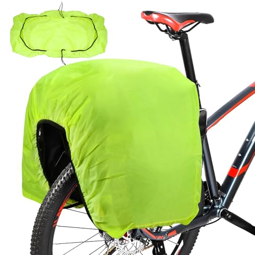 126x66cm Fietsenregenhoes, Bag Regenhoes, Waterdichte en stofdichte Fietsmand Regenhoes, Ultra Lichtgewicht, Water en Stof Proof Opvouwbare Bikehoes, voor Fietszitjes en Bags