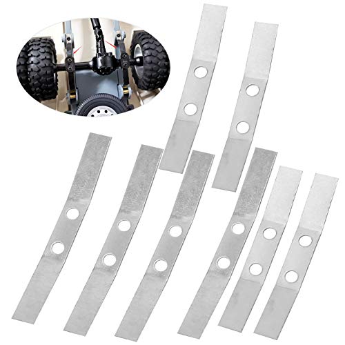 RC Car Leaf Spring, 8 stuks Steel Rear Axleaf Spring RC Car Accessory Kit Compatibel met WPL D12 1/10 RC Truck 3
