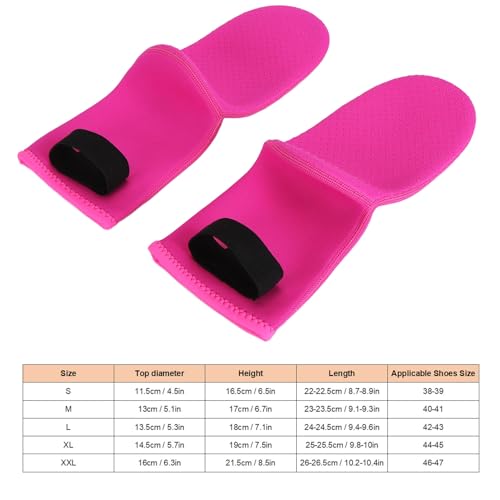 Watersokken, 3Mm Beach Volleybal Zand resistant sokken, duiksokken voor natte pakken voor mannen en vrouwen, roos 4