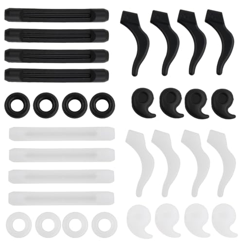 16 paar anti-slip bril-oorbeugels, anti-sliphouderhoezen, brillenpootjes, siliconen brillenpootjes, beoordeling voor zonnebril, leesbrillen