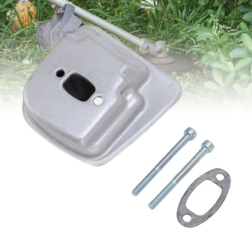 Borstel Cutter Uitlaatkit Muffler Vervanging voor FS55 FS55C met geluiddemping Eenvoudige installatie voor Benzine Motorapparatuur 3