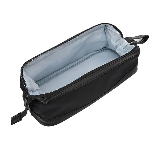 Haardroger opslagzak, Haarhulpmiddelen Reistas Haar Curlers Accessoires Handtas Draagbare Haardroger Beschermende Doos Leren Curling Iron Travel Bag voor Haargereedschap (zwart)