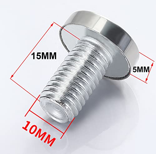 20 x Spreider Schroeven, Glas Adverteren Shaft Spacer Bolt Fix Glas Standoff reclame, roestvrij staal, 12 x 40 mm, met schroef bevestiging accessoires 3