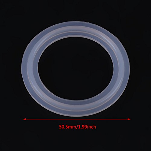 10 st. Voedselkwaliteit Siliconen pakkingen Afdichtingen Ringen 1.5" Sanitair Klem Ferrule Wasmachine voor Fermenting Mason Jar Drink 5