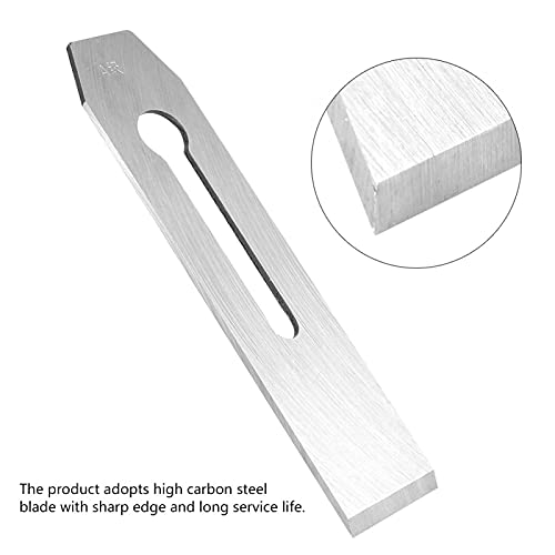 44mm/51mm HSS Hand Planer Blade Handleiding Planer Blade voor Carpenter Houtbewerking Zilver Wit (Planer Blade 51mm) 3