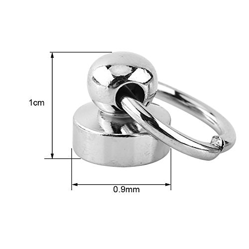 10Stuks Messing Rivet Studs Schroef, Lederen Craft Rivets, Terug Ronde Ring Head Leathercraft Onderdelen 4