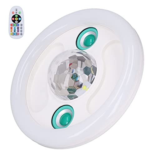 LED Music Light, LED Muzieklicht met Dual Speaker, 36W 50/60HZ RGB + Wit licht draadloos, Dicht bij Plafond lichtbevestigingen 5