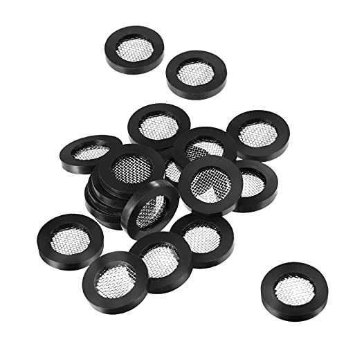 Zee 40 Pack O Ring Slang Seal Filter Net Douchekop Roestvrij Steel Seal Rubber Wasmachines met Filter Grid voor 1/2 Inch douchekop