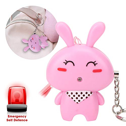 Veilig geluid Persoonlijke alarm, 120dB Loud Scream Alarm Veiligheid Noodgeval Zelfverdediging Veiligheid Keychain, Beschermer voor kinderen Vrouw Oudere - Opladen via USB / cartoon Stijl 4
