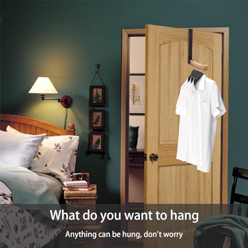 Deurhaken voor opknoping, opvouwbare deur wash Hanger, deur haak lijst voor opknoping, kleding haken, deur voor tas, mantel, handdoek, deur garderobe voor opknoping, voor keuken slaapkamer(White) 4