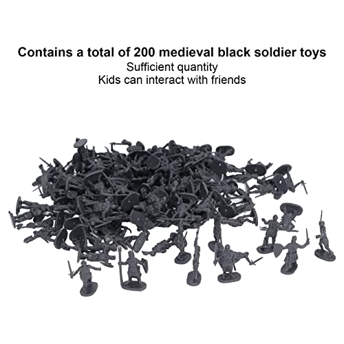 Speelgoed Soldaten 200 stuks Soldaten Speelgoed Plastic Lifelike Educatieve Middeleeuwse Soldaat Cijfers Model voor 3 jaar Oud boven Soldaten Speelgoed 4