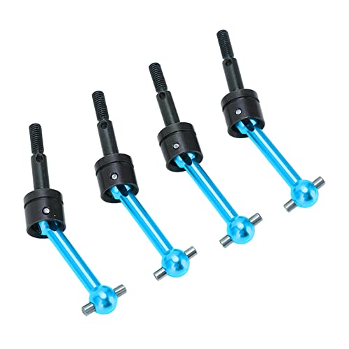 4Pcs RC Car CVD Drive Shaft, 70mm Aluminium Drive Shaft CVD voor TT02 1/10 RC Car(Blauw)