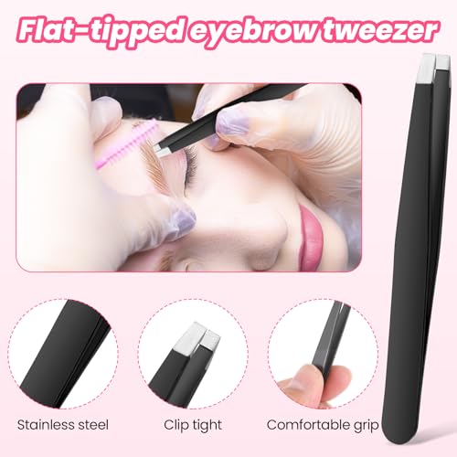 3 stuks Blackhead Verwijdering Tweezers Set, Pimple Remover Set, Tweezers voor het verwijderen van ingegroeid haar, roestvrij staal, Blackhead Extractor voor Acne 4