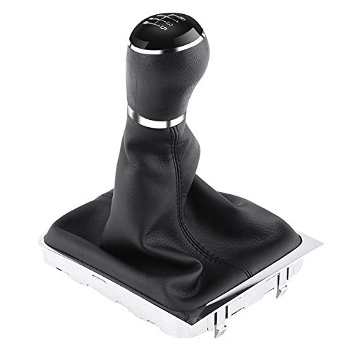6 Speed Gear Shift Knob, Shift Knob Gaater Boat Shift Knob Gaater 6 Speed Car Shift Knob Stick Gaiter Boot Frame Kit voor Passat B7 2011-2012