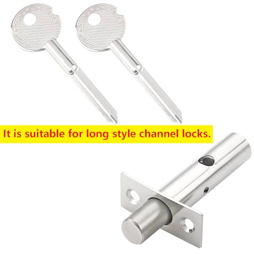 2PCS Universele deurbeveiliging Rack Bolt Wrench, Window Wrench, Lock Bolt Key voor deuren en Windows Locks, sleutellengte 81mm 4