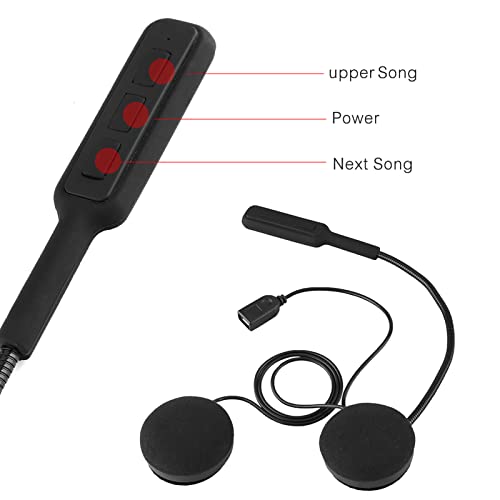 Motorfiets Helm Bluetooth Intercom, Draadloze Hands-vrije Hoofdtelefoon Telefoon Microfoon Waterdichte Winddichte Headset voor Fietsen/Skiën/Mountainering/Concert/Gymnasium 4