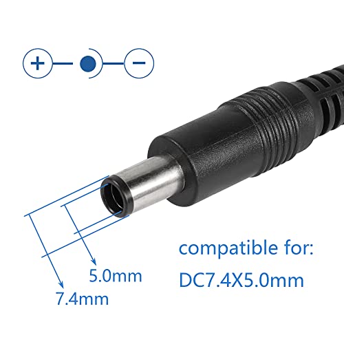 3.3FT Laptop Power Cable DC 7.4mm x 5mm Vrouwelijk aan man Opladen Connector Power Extension Kabel voor HP Compaq 6710B 6715B 6715S 6730B 6730B 6735B 6830S 6910P (1m) 4