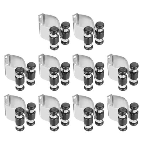 Metalen Pool Cue Clips, 10 Pack Biljart Stick Clips Biljart Stick Rack Clip Wall Mount Cue Houder Clips, Zilveren Toon