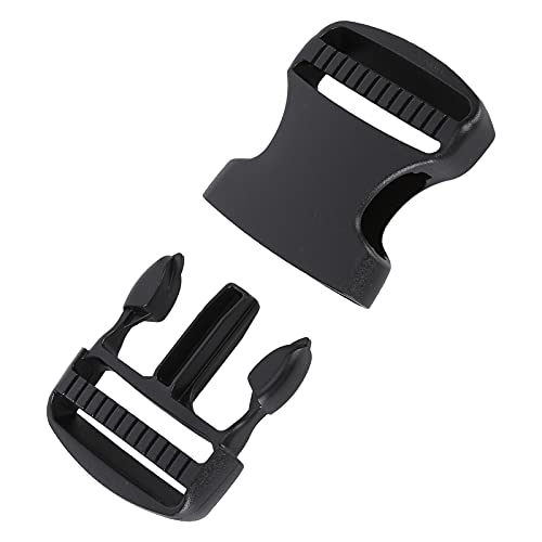 Losgekoppelde 5-Piece Pack Buckles Molle Plastic Black 5 Packs voor rugzakken, standaard 4