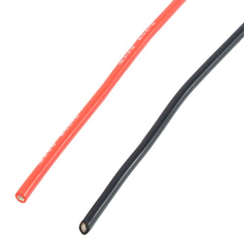 12AWG 2m Flexibele Soft Silicone Kabel Elektronische Tinned Koper Stranded 12 Gauge Wire voor RC Modellen Speelgoed (1 Meter Rood + 1 Meter Zwart) 4