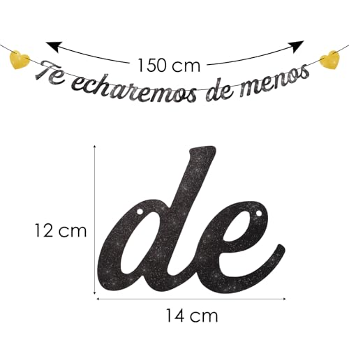 Banner Vaarwel Spaanse collega Te Echaremos De Menos