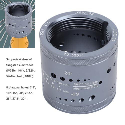 Elektrode Grinder Mill Tig lashulpmiddel Tig lashulpmiddel slijper Multigle ontwerpen Standaard grootte 6 snijden Slots 48 gaten 3