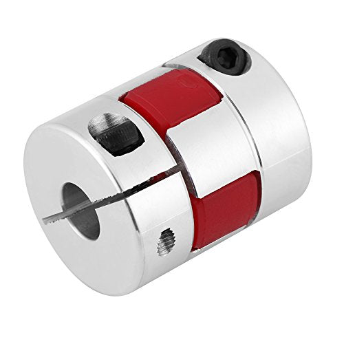 Plum Shaft Koppeling, 30x24mm / 1.2x0.9in Shaft Koppeling, Aluminium Shaft Connector D25 L30 voor Stepper Motor(8mm-8mm)