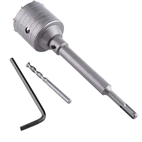 Gatzaag voor wand, Ø 65 mm boor, gatsnijder 350 mm SDS Plus schacht, beton cement steen kern boor bit