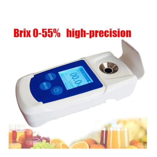Brix meter, eenvoudig te gebruiken Brix refractometer Snelle meetsnelheid 0-55% HD backlight Suikermeetdisplay voor drank voor sap Keukengereedschappen
