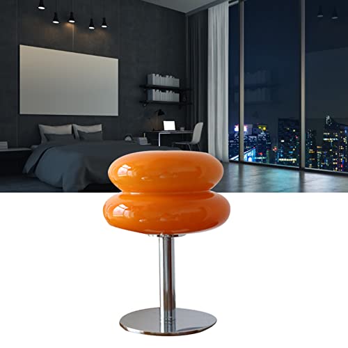 Egg Cake Tafellamp voor meisjes Energie-efficiënte zacht licht Schattig Glas Tafellamp USB Bureaulamp voor slaapzaal (USB-knopschakelaar) 5