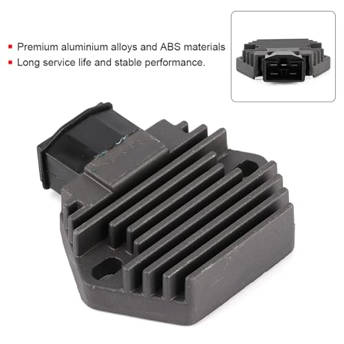 Motorspanningsregelaar, motorregelaar gelijkrichter Geschikt voor CBR 1100 XX/VFR 750 31600-KFG-861 31600-HN5-671, Zwarte body afmetingen: ca. 85 x 62 cm, Normaal, Zwarte body afmeting: ca. 85 x 4