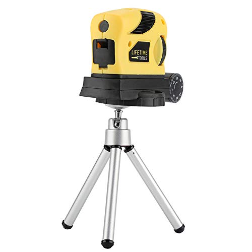 Leveling Laser Liniaal, met Tripod, 360° draaibaar, voor hoekmetingen, verticale metingen, Uitlijningshulpmiddel