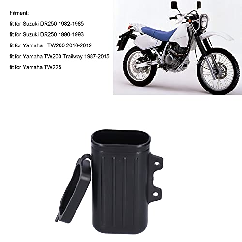 Motorfiets gereedschap houder, motor gereedschapskist reparatie houder fles container ABS Plastic Fit voor TW200 Trailway 1987-2015 3