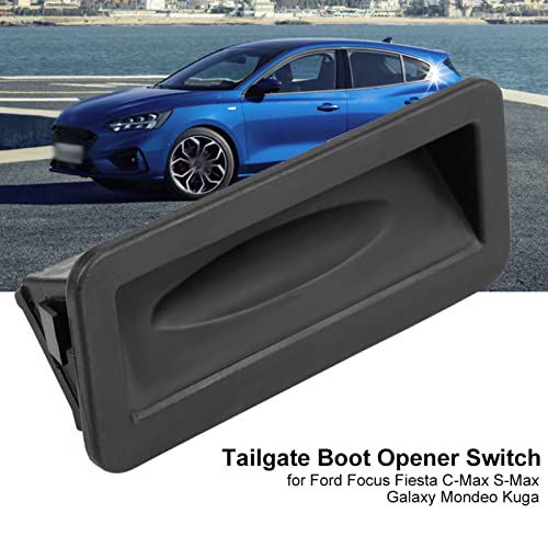 Tailgate Opener Switch, Tailgate Bootopener Switch voor 6M5119B514AD, Zwart 3