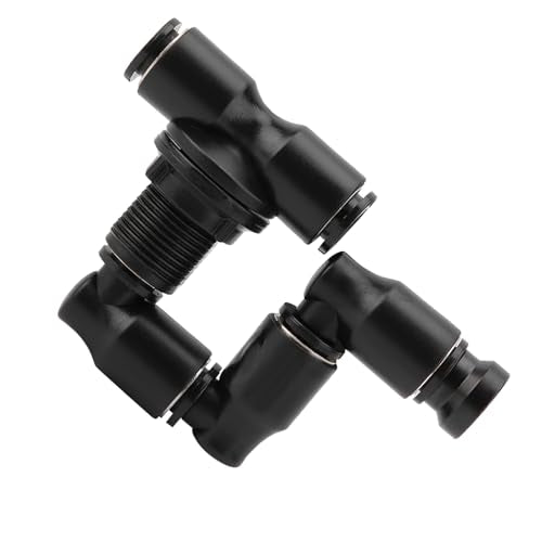 Black Mist Spray Nozzle voor Rainforest Terrarium - Universele koeling en vochtigheid Fogger voor Reptiel Ecosysteem