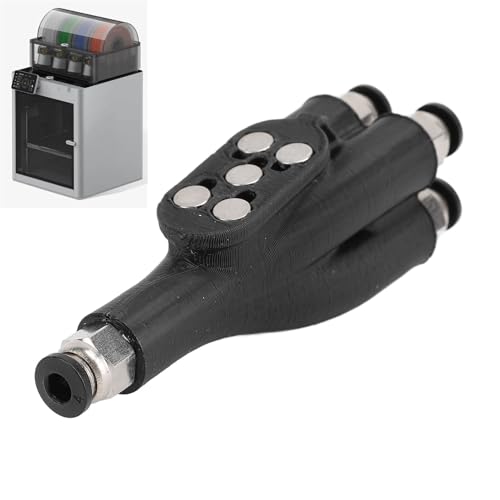 4-in-1 Pijpuitbreiding Port 3D Printer Adapter met 4 Power Modules voor P1S P1P, AMS Tube Connector PTFE Materiaal Conveyor Tube voor 3D Printer 5