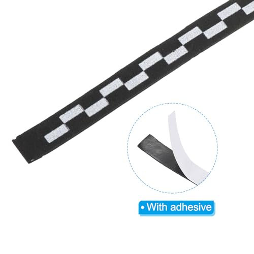 18" Tafeltennis Side Tape, 6 Pack Ping Pong Edge Tape Bescherm de randen van rubber en mes voor Paddles Racket, zwart 4