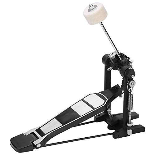 Bass Drum Kick, Black Drums Set Voet Pedal Single Bass Dual Pedal Voet Pedal Kick Percussion Toebehoren voor kettingaandrijving