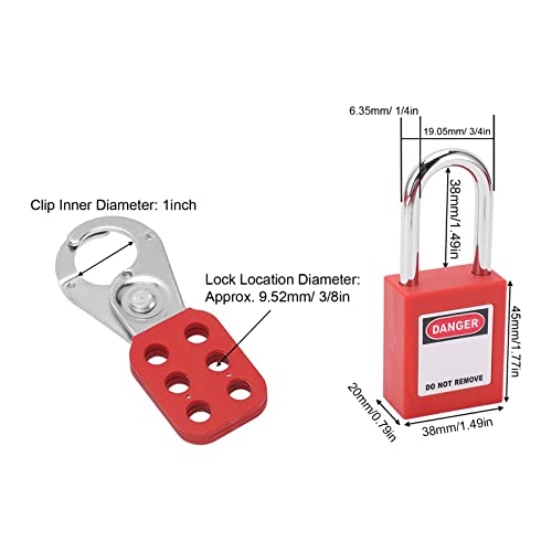 Elektrische vergrendeling Tag Out Kit met veiligheidssloten & Spools, Loto, Lockout Tagout Kit voor Lock-Marked producten, Veiligheidsuitrusting Bag