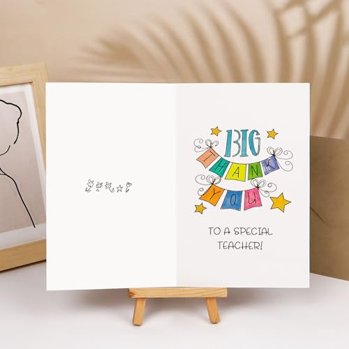 Cadeaus voor leraar, grazie per avermi Ascoltato, afscheidskaart met envelop, wenskaart van Italiaans 5